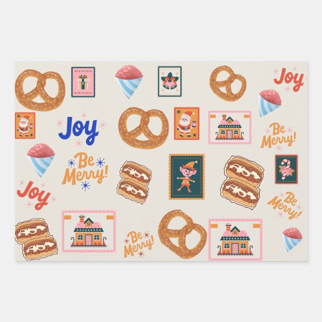 Juego de hojas planas de papel de ajuste de 3 (Anverso)