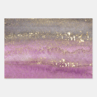 Juego de hojas planas de papel de ajuste de 3