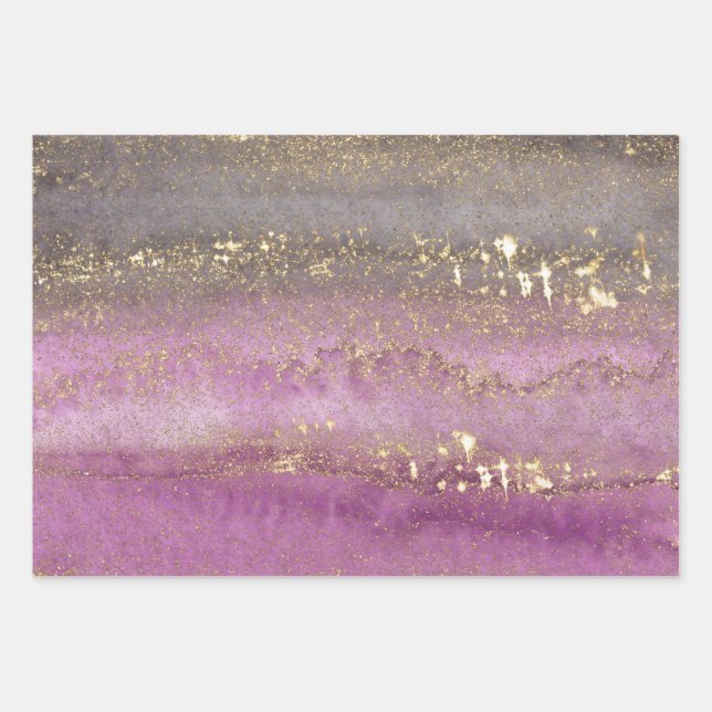 Juego de hojas planas de papel de ajuste de 3 (Anverso)