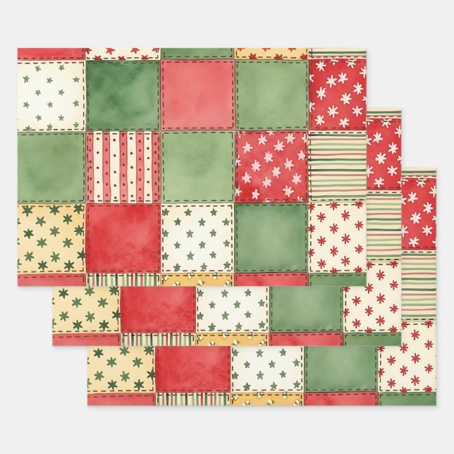 Juego de hojas planas de papel de ajuste de 3 (Set)