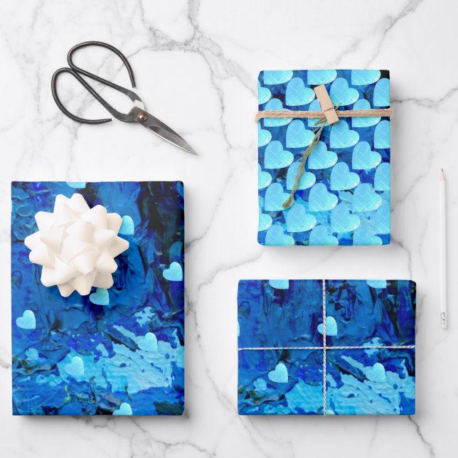 Juego de hojas planas de papel de ajuste de 3 (Anverso)