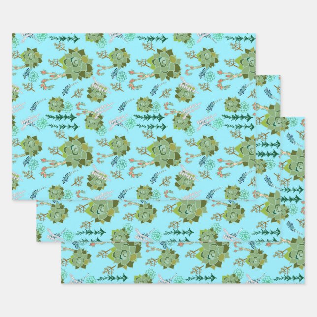 Juego de hojas planas de papel de ajuste de 3 (Set)