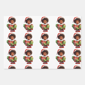 Juego de hojas planas de papel de ajuste de 3