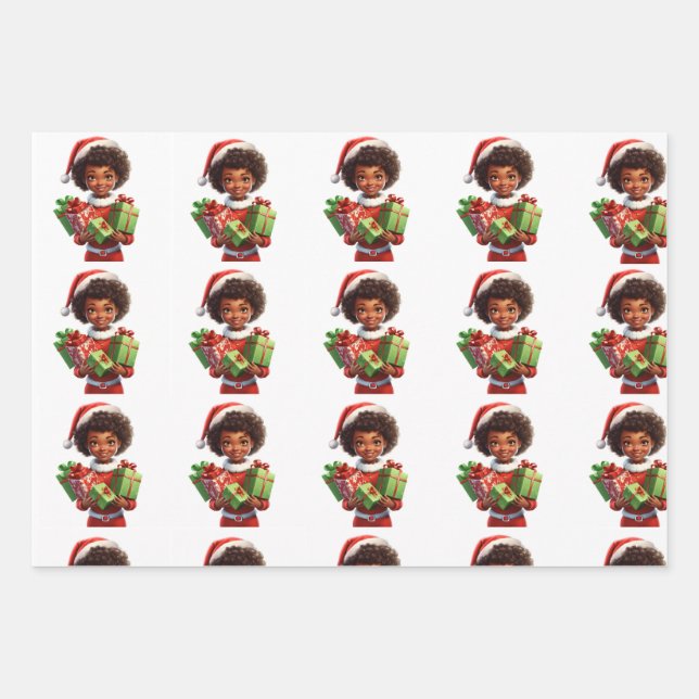 Juego de hojas planas de papel de ajuste de 3 (Anverso)