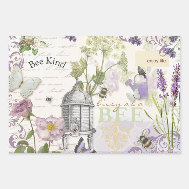 Juego de hojas planas de papel de ajuste de 3 (Anverso)