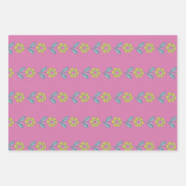 Juego de hojas planas de papel de ajuste de 3