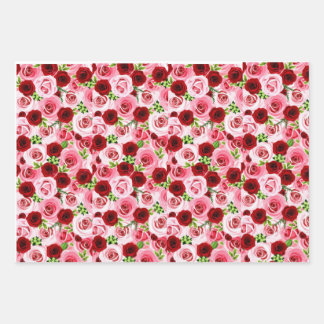 Juego de hojas planas de papel de ajuste de 3