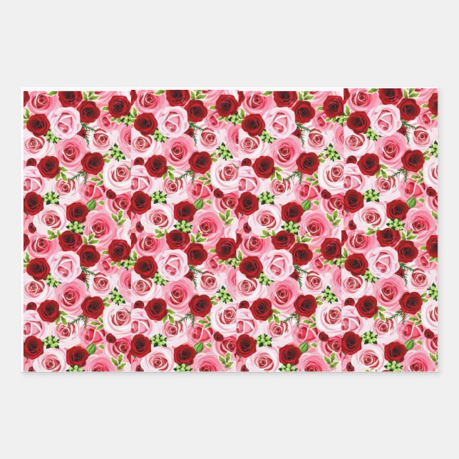 Juego de hojas planas de papel de ajuste de 3 (Anverso)