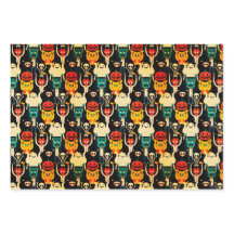 Juego de hojas planas de papel de ajuste de 3