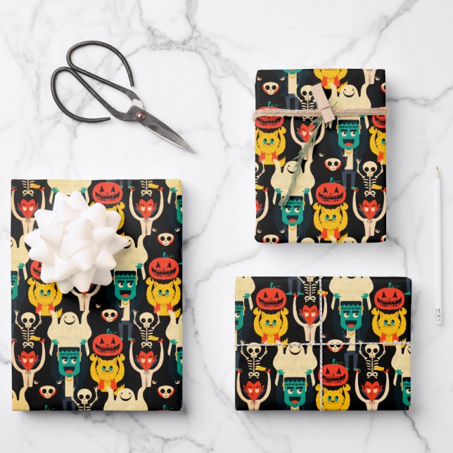 Juego de hojas planas de papel de ajuste de 3 (Anverso)