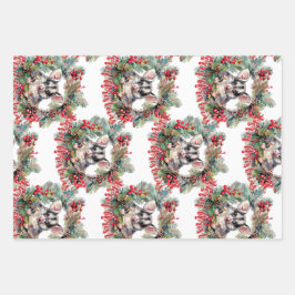 Juego de hojas planas de papel de ajuste de 3