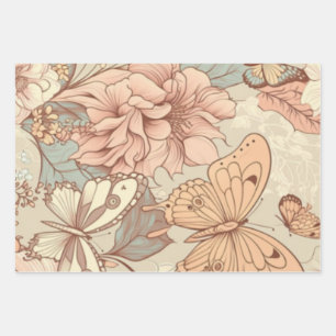 Juego de hojas planas de papel de ajuste de 3