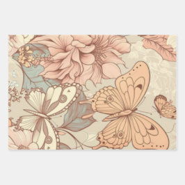 Juego de hojas planas de papel de ajuste de 3