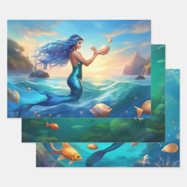 Juego de hojas planas de papel de ajuste de 3 (Set)