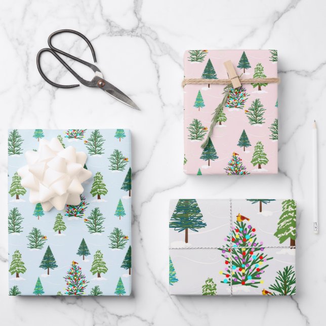 Juego de hojas planas de papel de ajuste de 3 (Anverso)