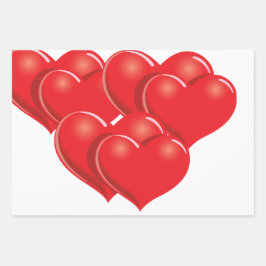 Juego de hojas planas de papel de ajuste de 3