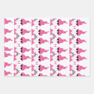 Juego de hojas planas de papel de ajuste de 3