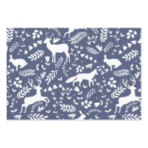 Juego de hojas planas de papel de ajuste de Navida