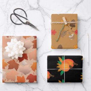 Juego de hojas planas de papel de ajuste de tema d