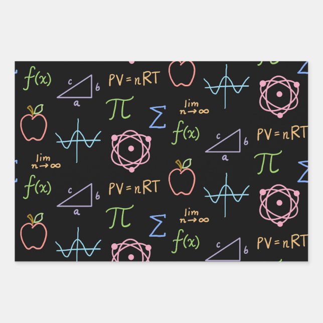 Juego de hojas planas de papel de envolvimiento ne (Anverso)