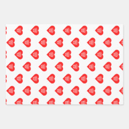 Juego de hojas planas de papel de relleno de Reina