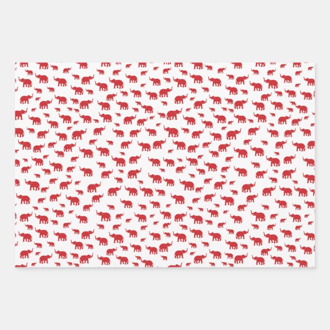 Juego de hojas planas de papel envuelto de 3 (Anverso)