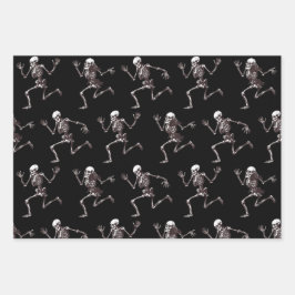 Juego de hojas planas de papel para envolver hueso