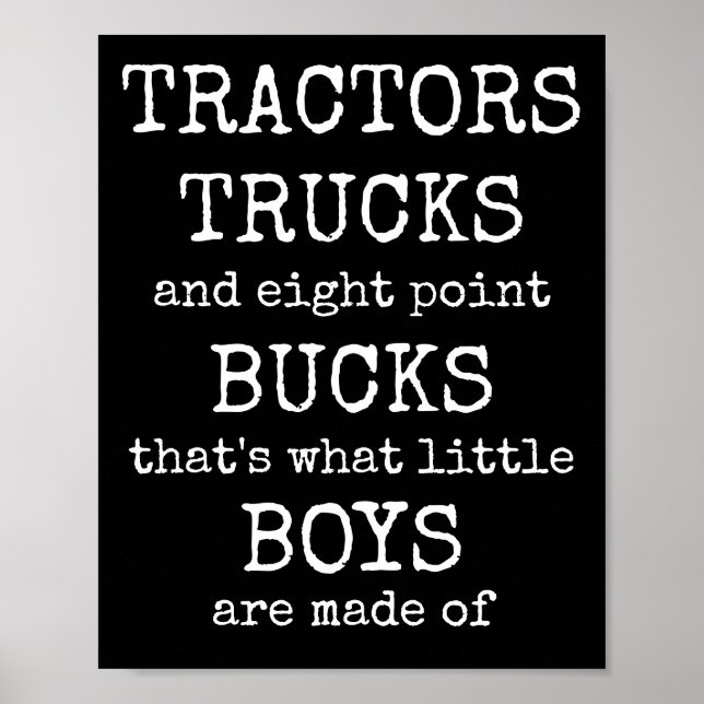 Juego de impresión de pósters de qué están hechos  (Frente)