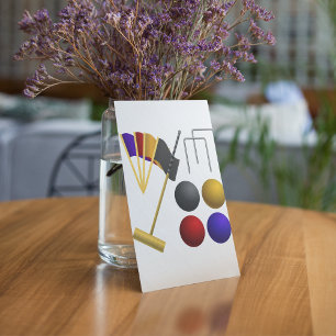 Juego De Invitaciones De Croquet