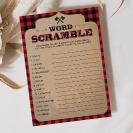 Juego de juego de juego de palabras de búfalo de l