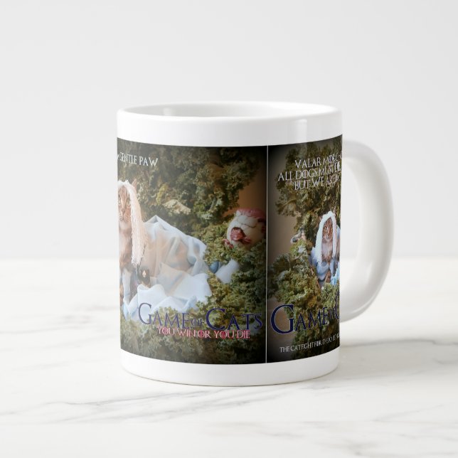 Juego de la taza de café de los gatos (Derecha)