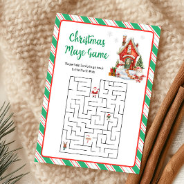 Juego de laberinto de fiesta de Navidad