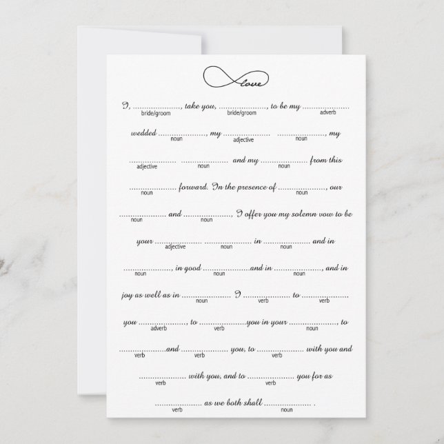 Juego de Libros del Boda Infinity de Amor Negro (Anverso)