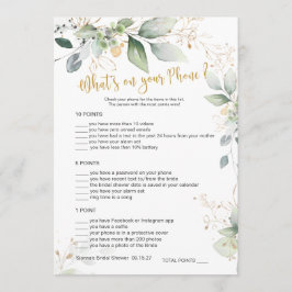 Juego de novias verde en tu tarjeta de teléfono