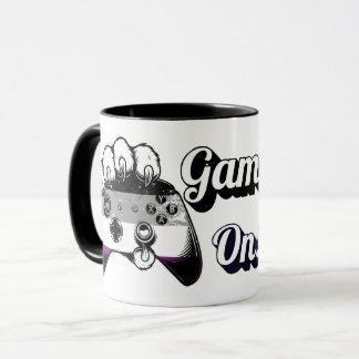 Juego de orgullo asexual en taza controladora de p