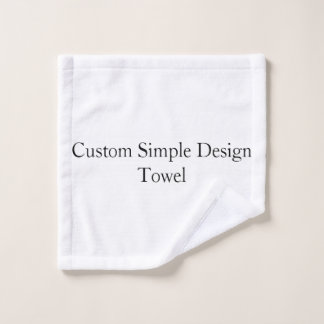 Juego de paños de lavado simples personalizados pr