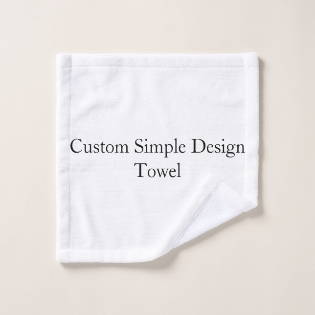Juego de paños de lavado simples personalizados pr (Toallita)