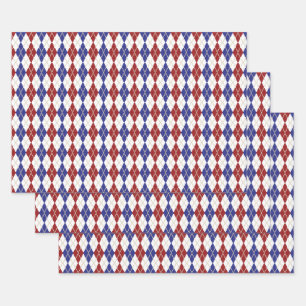 Juego de papel Americana Argyle