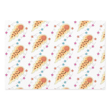 Juego de papel de ajuste con temas de espacio