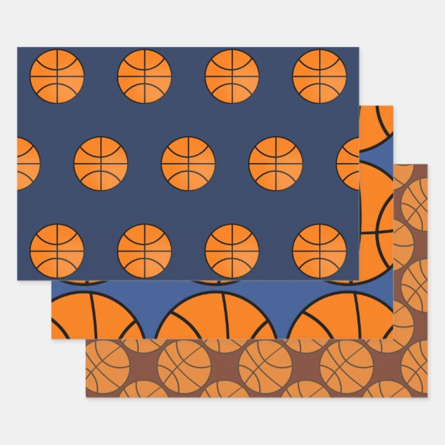 Juego de papel de ajuste de baloncesto (Set)