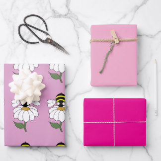 Juego de papel de ajuste de Bee Daisy