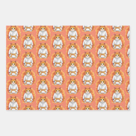 Juego de papel de ajuste de gatos de karate