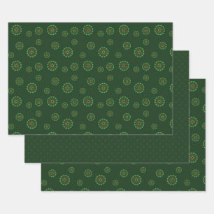 Juego de papel de ajuste de Mandala terrestre