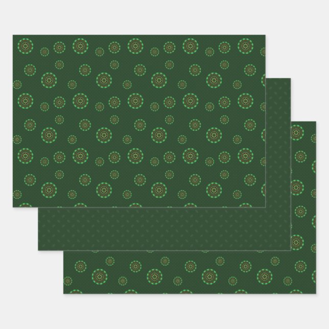 Juego de papel de ajuste de Mandala terrestre (Set)
