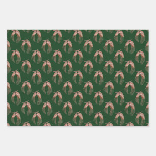 Juego de papel de ajuste de pinecona de 3 hojas