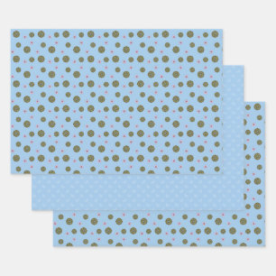 Juego de papel de ajuste de primavera