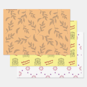 Juego de papel de ajuste de regalo inspirado en Fi