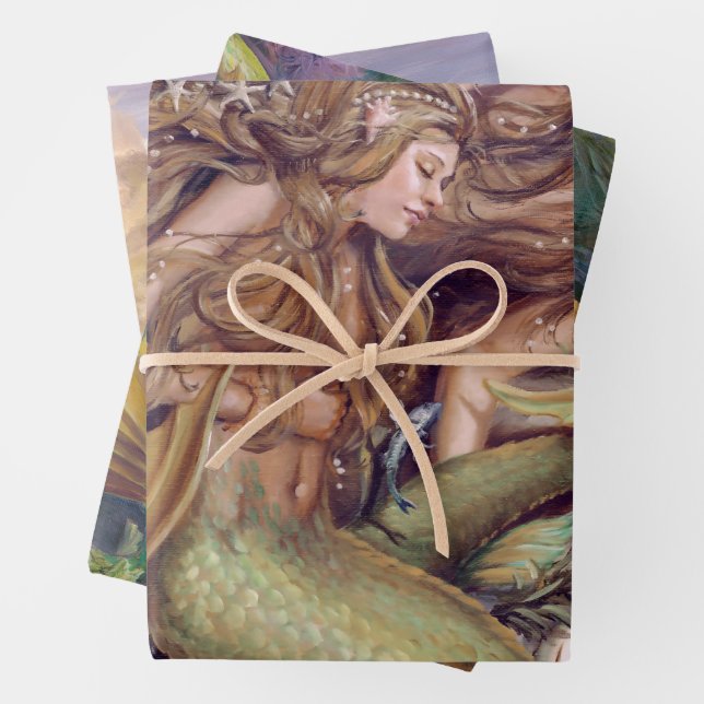 Juego de papel de ajuste de sirena (In situ)