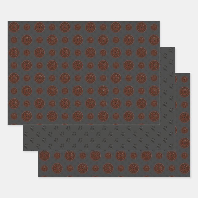 Juego de papel de ajuste Leo Mandala (Set)