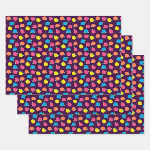 Juego de papel de ajuste para Rosas neones